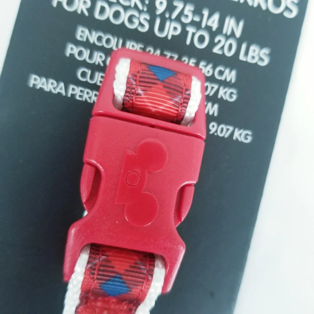 Disney Parks Exclusive Dog Holiday Collar small 20pds Christmas new